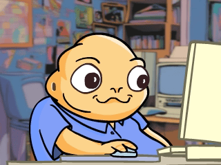 RiBT in the style of internet kid nodding